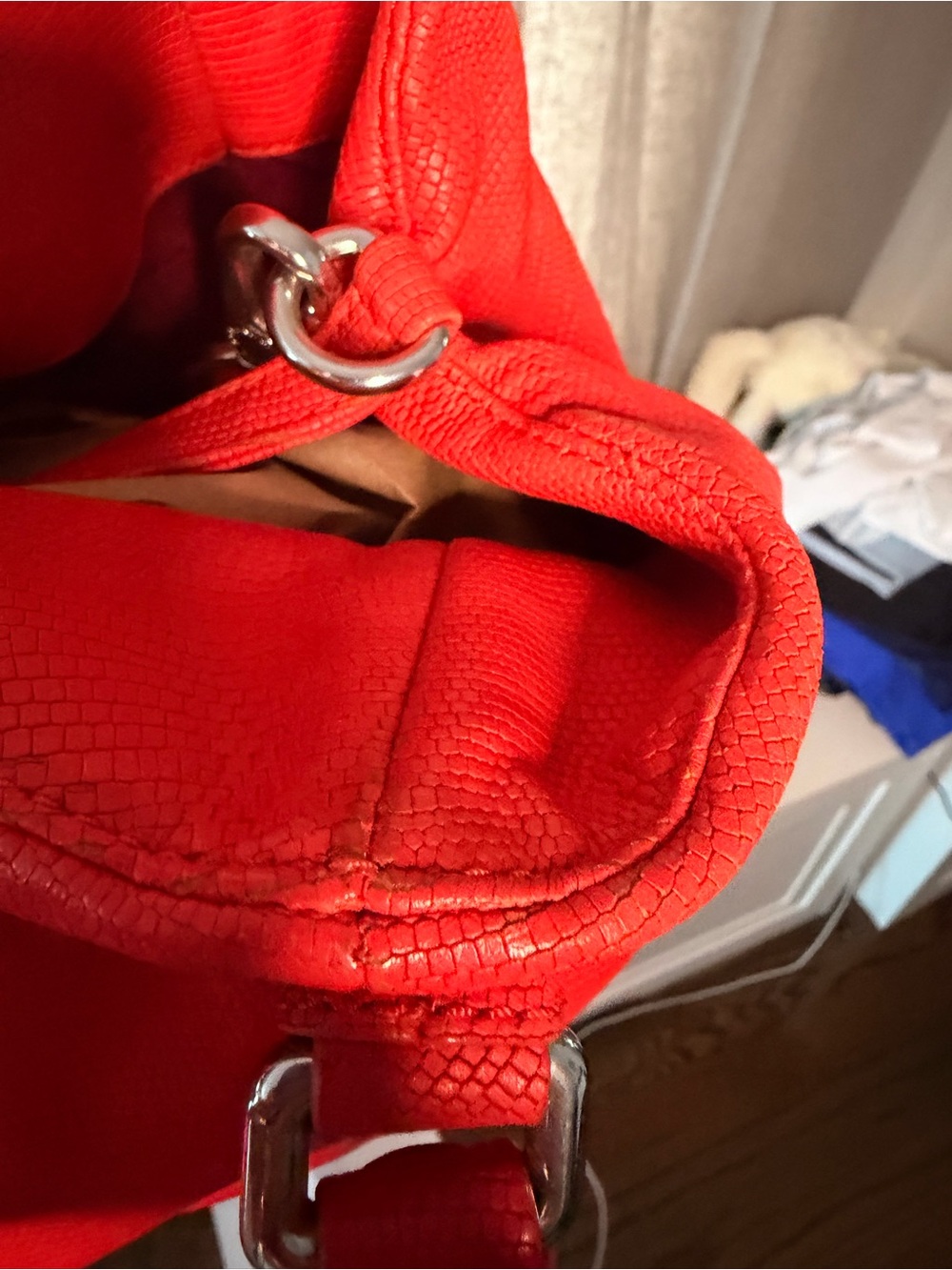 Marc Jacobs Red Leather Handbag - Picture 5 of 11